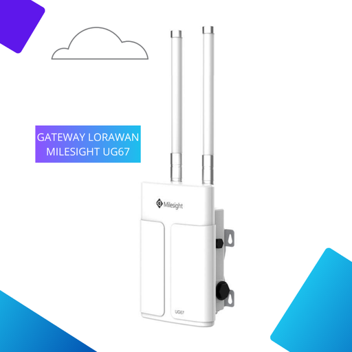 ¡Nuevo! Gateway LoraWan Milesight UG67 + 2 Antenas / 4G LTE